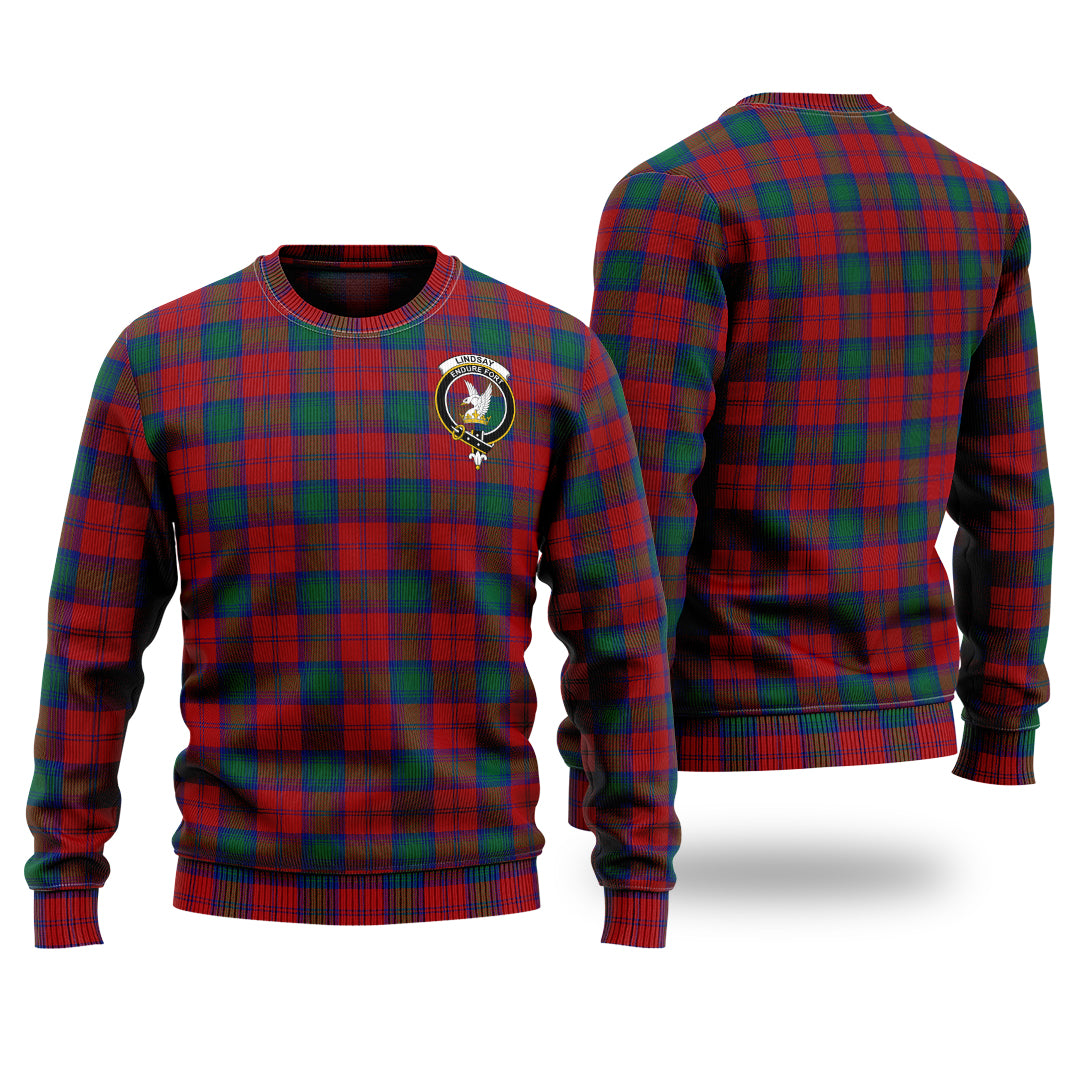 Clan Lindsay Modern Tartan Christmas Ugly Sweater JW24 Lindsay Modern Tartan Tartan Sweater   