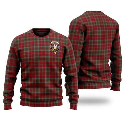 Clan Lindsay Weathered Tartan Christmas Ugly Sweater OX47