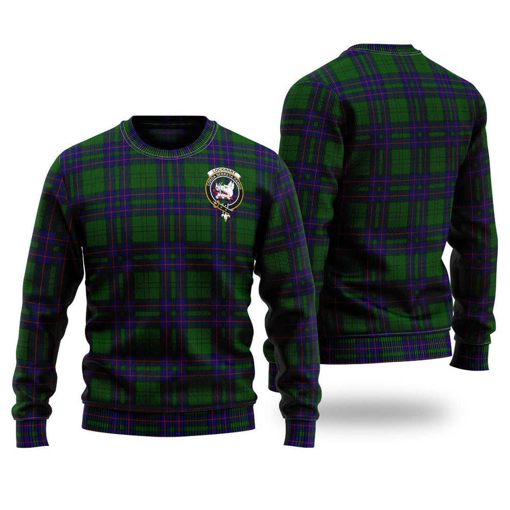 Clan Lockhart Modern Tartan Christmas Ugly Sweater UI26 Lockhart Modern Tartan Tartan Sweater   