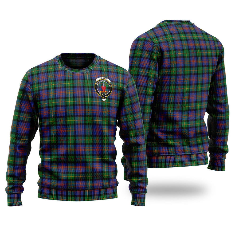 Clan Logan Ancient Tartan Christmas Ugly Sweater AX52 Logan Ancient Tartan Tartan Sweater   