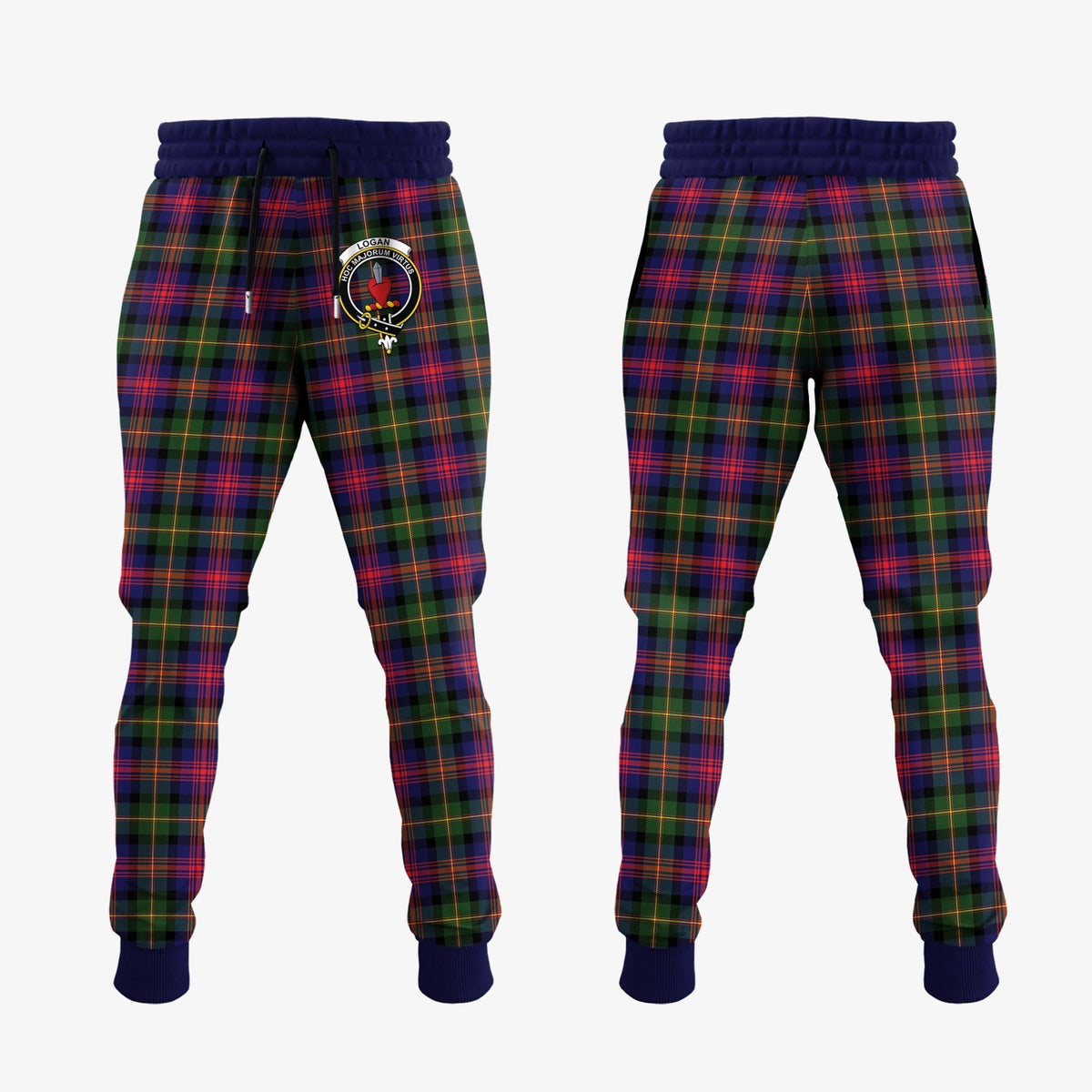 Clan Logan Modern Tartan Crest Jogger Sweatpants TZ79 Clan Logan Tartan Today   