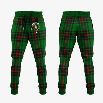 Clan Logie Tartan Crest Jogger Sweatpants
