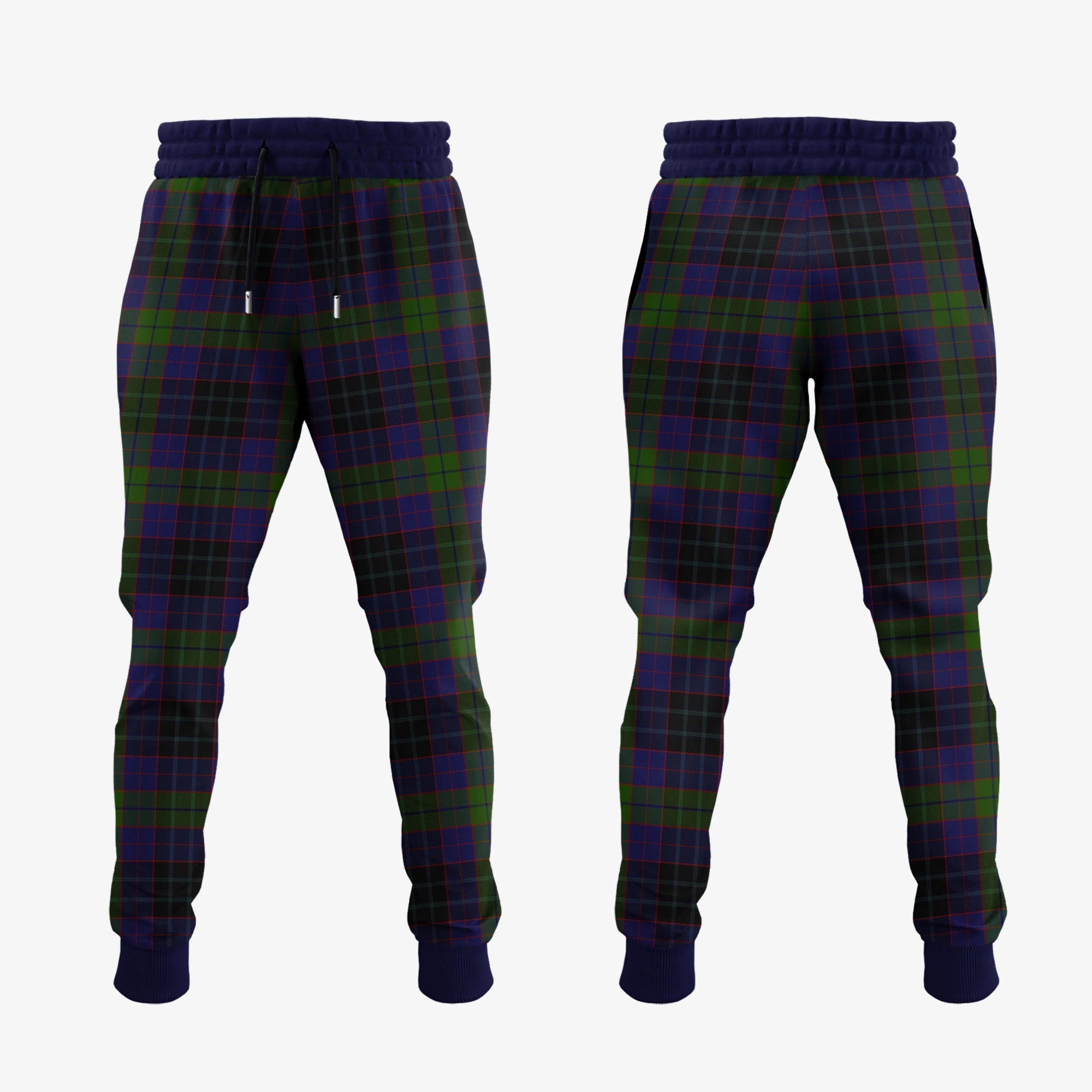 Clan Lumsden Hunting Tartan Crest Jogger Sweatpants MW84 Clan Lumsden Tartan Today   