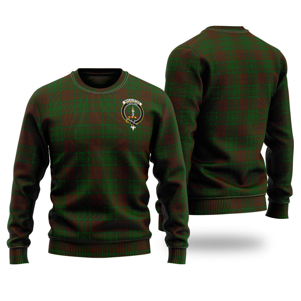 Clan MacAlister Of Glenbarr Hunting Tartan Christmas Ugly Sweater YS83 MacAlister Of Glenbarr Hunting Tartan Tartan Sweater   