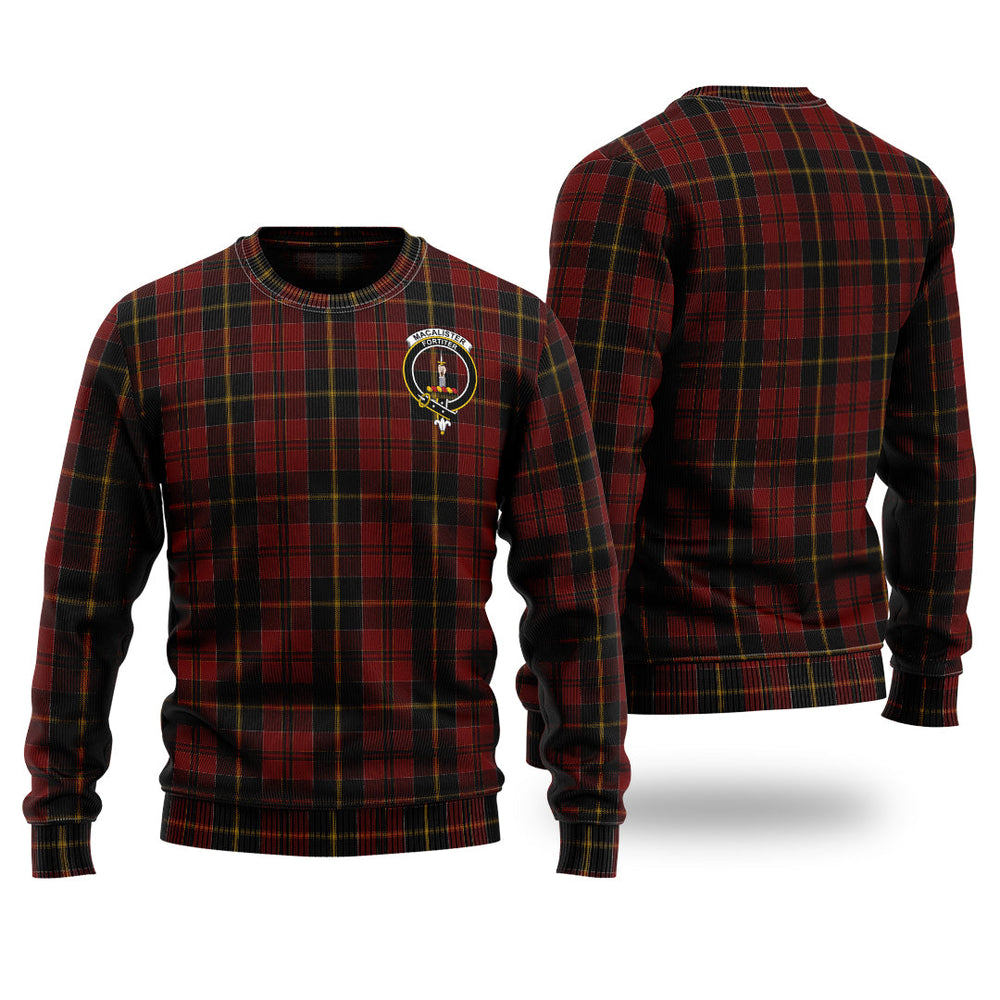 Clan MacAlister Of Skye Tartan Christmas Ugly Sweater XO48 MacAlister Of Skye Tartan Tartan Sweater   