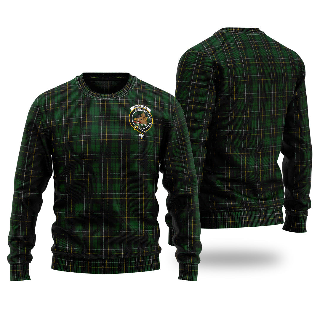 Clan MacAlpin Tartan Christmas Ugly Sweater LD90 MacAlpin Tartan Tartan Sweater   