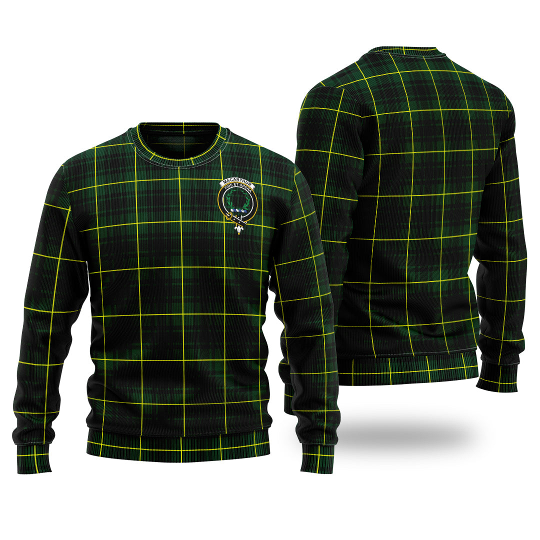Clan MacArthur Modern Tartan Christmas Ugly Sweater PH41 MacArthur Modern Tartan Tartan Sweater   