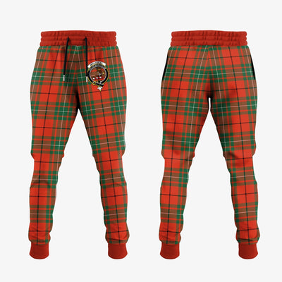 Clan MacAulay Ancient Tartan Crest Jogger Sweatpants DY53