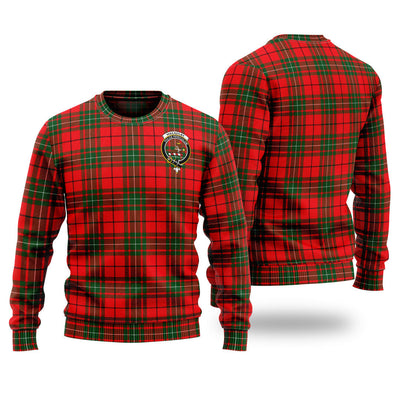 Clan MacAulay Modern Tartan Christmas Ugly Sweater PW90