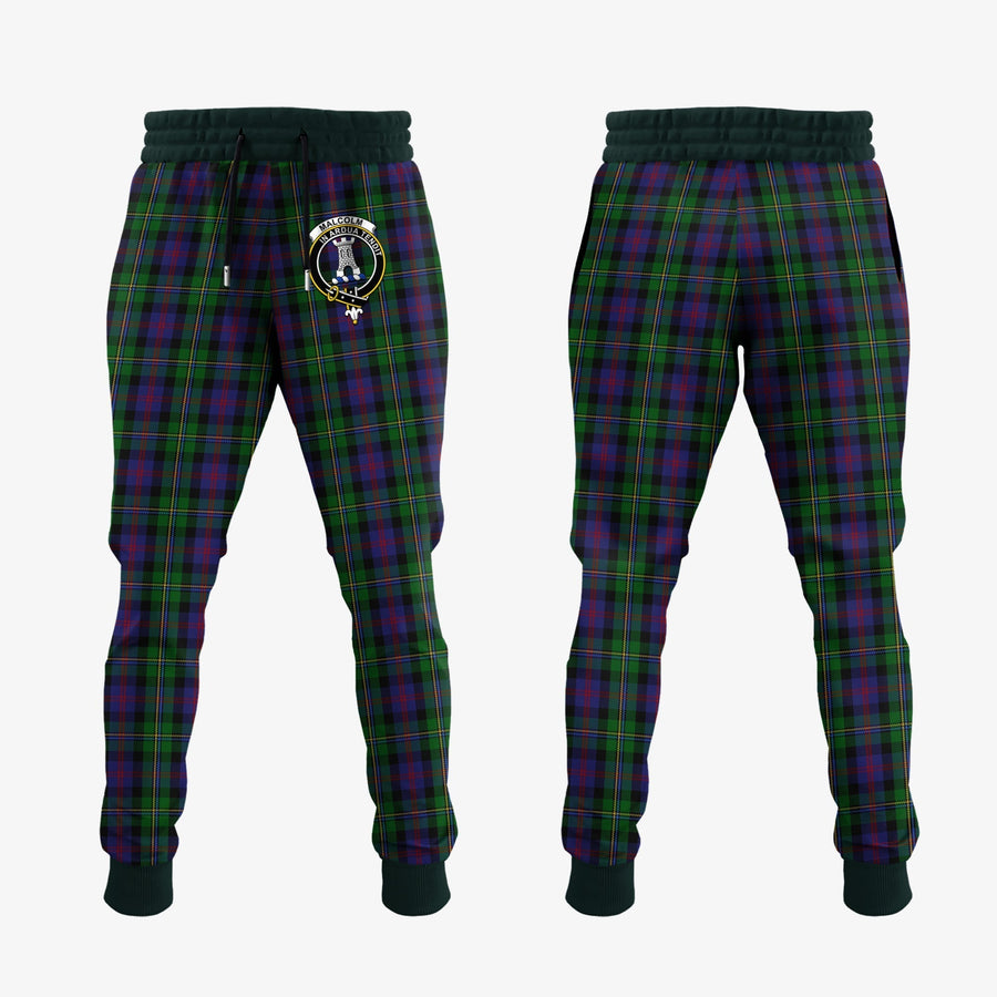 Clan MacCallum Tartan Crest Jogger Sweatpants