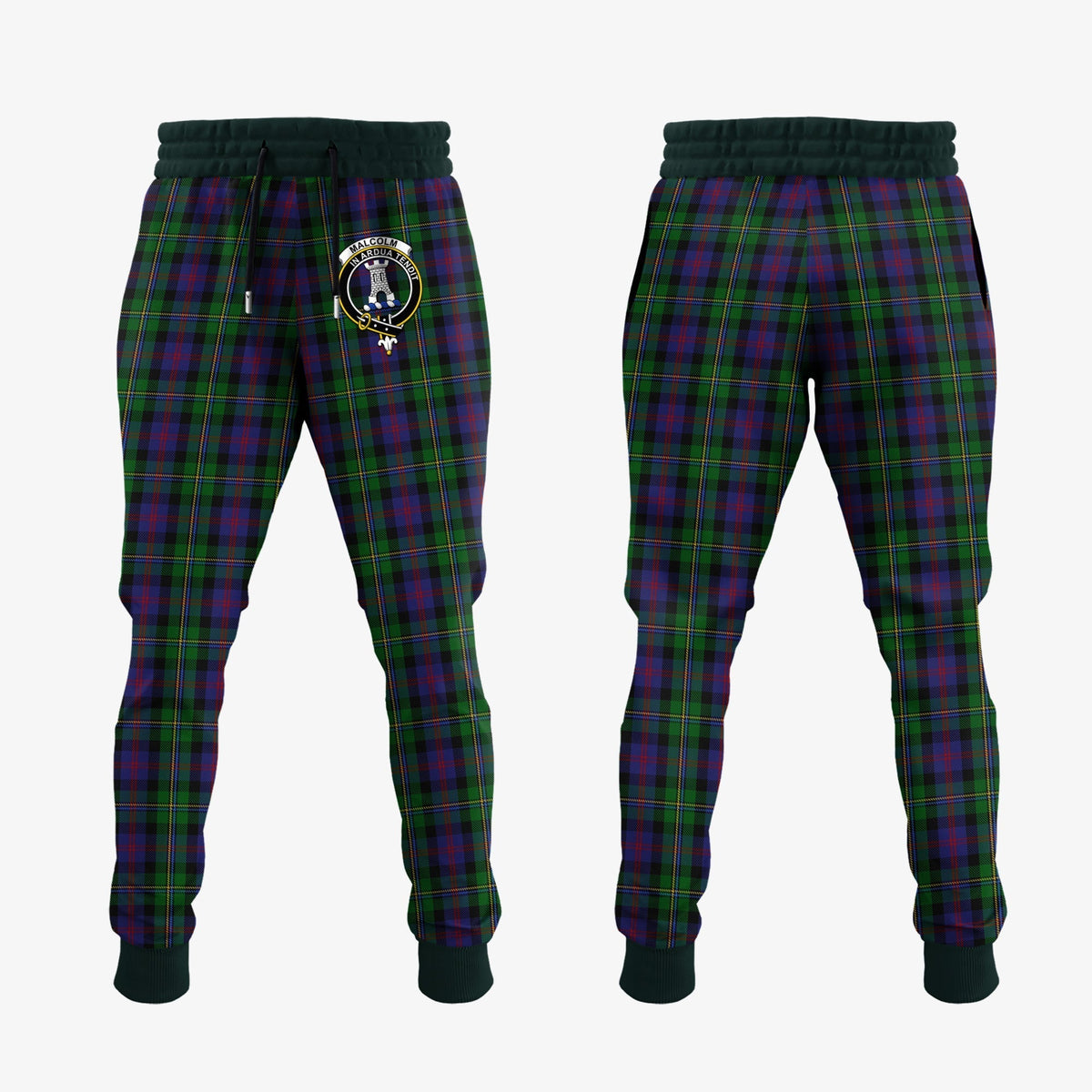 Clan MacCallum Tartan Crest Jogger Sweatpants EK99 Clan MacCallum Tartan Today   