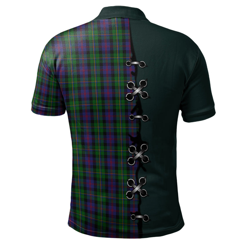Clan MacCallum Tartan Polo Shirt - Lion Rampant And Celtic Thistle Style RD83 MacCallum Tartan Tartan Polo   