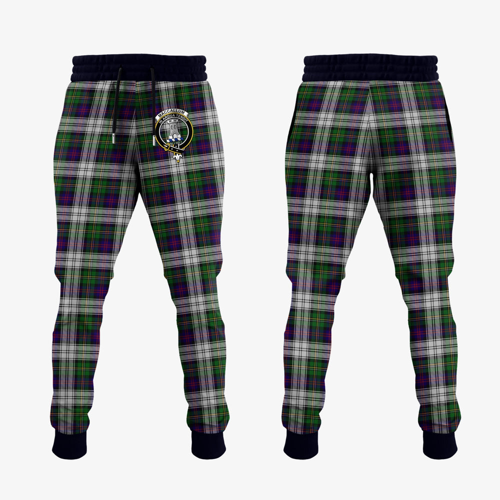 Clan MacCallum Dress Tartan Crest Jogger Sweatpants IN66 Clan MacCallum Tartan Today   