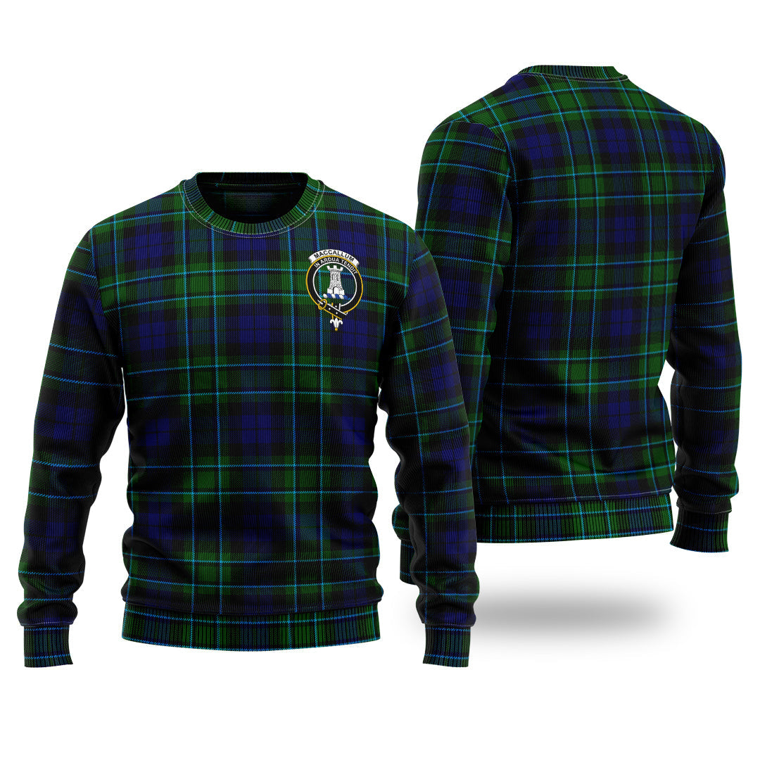 Clan MacCallum Modern Tartan Christmas Ugly Sweater LE33 MacCallum Modern Tartan Tartan Sweater   