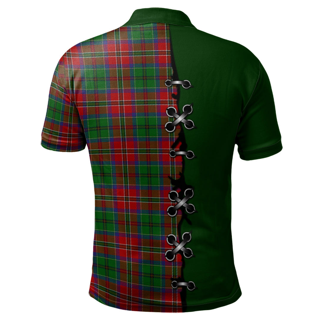 Clan MacCulloch Tartan Polo Shirt - Lion Rampant And Celtic Thistle Style CS49 MacCulloch Tartan Tartan Polo   