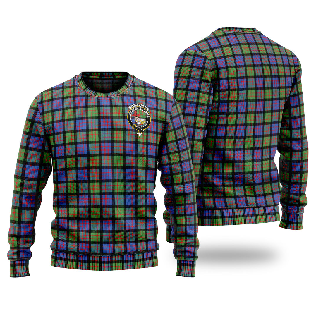 Clan MacDonald Ancient Tartan Christmas Ugly Sweater RQ76 MacDonald Ancient Tartan Tartan Sweater   