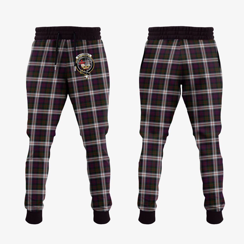Clan MacDonald Dress Tartan Crest Jogger Sweatpants MK57 Clan MacDonald Tartan Today   
