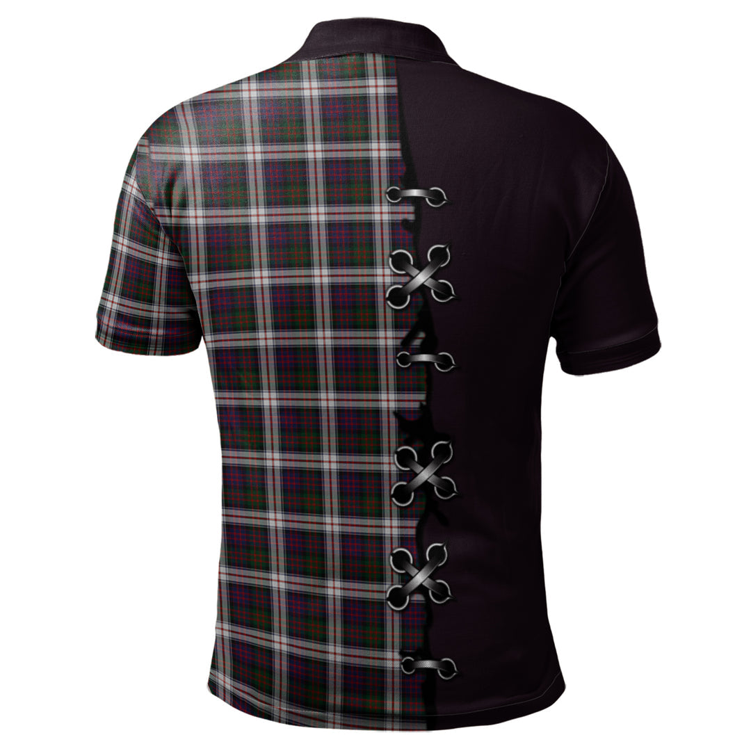 Clan MacDonald Dress Tartan Polo Shirt - Lion Rampant And Celtic Thistle Style SB51 MacDonald Dress Tartan Tartan Polo   