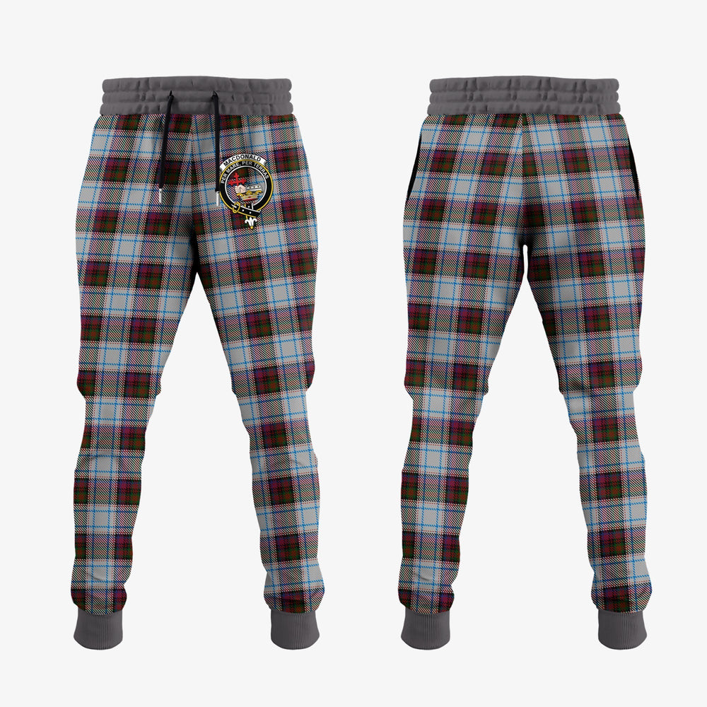 Clan MacDonald Dress Ancient Tartan Crest Jogger Sweatpants CU34 Clan MacDonald Tartan Today   