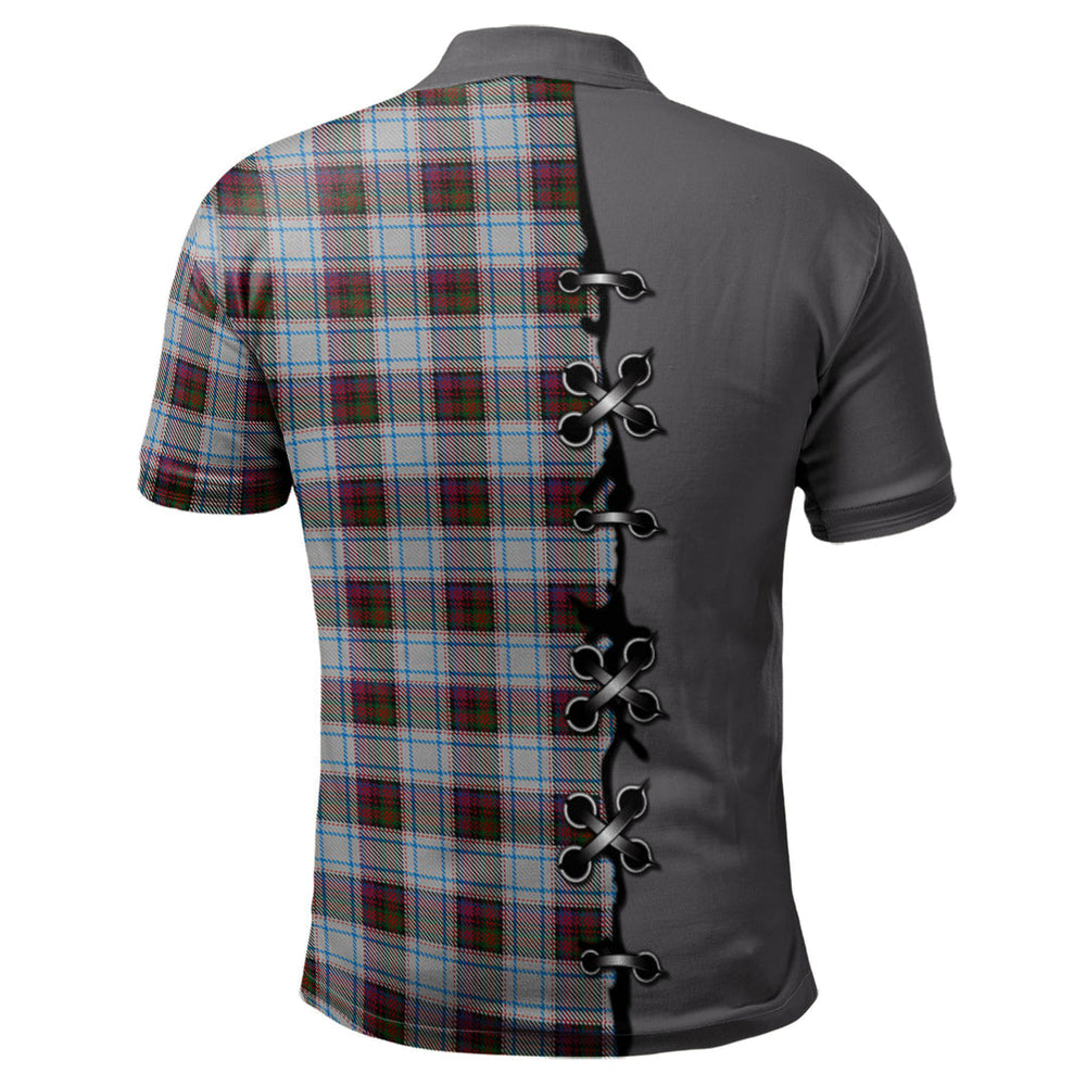 Clan MacDonald Dress Ancient Tartan Polo Shirt - Lion Rampant And Celtic Thistle Style LE46 MacDonald Dress Ancient Tartan Tartan Polo   
