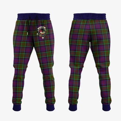 Clan MacDonald Of Clanranald Modern Tartan Crest Jogger Sweatpants