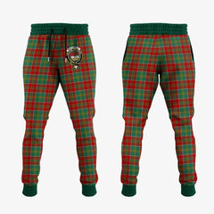 Clan MacDonald Of Kingsburgh Tartan Crest Jogger Sweatpants WR48 Clan MacDonald Tartan Today   