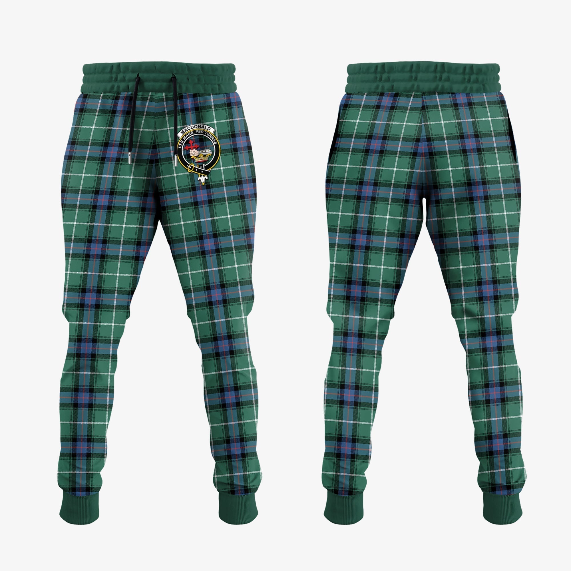 Clan MacDonald Of The Isles Hunting Ancient Tartan Crest Jogger Sweatpants XI23 Clan MacDonald Tartan Today   