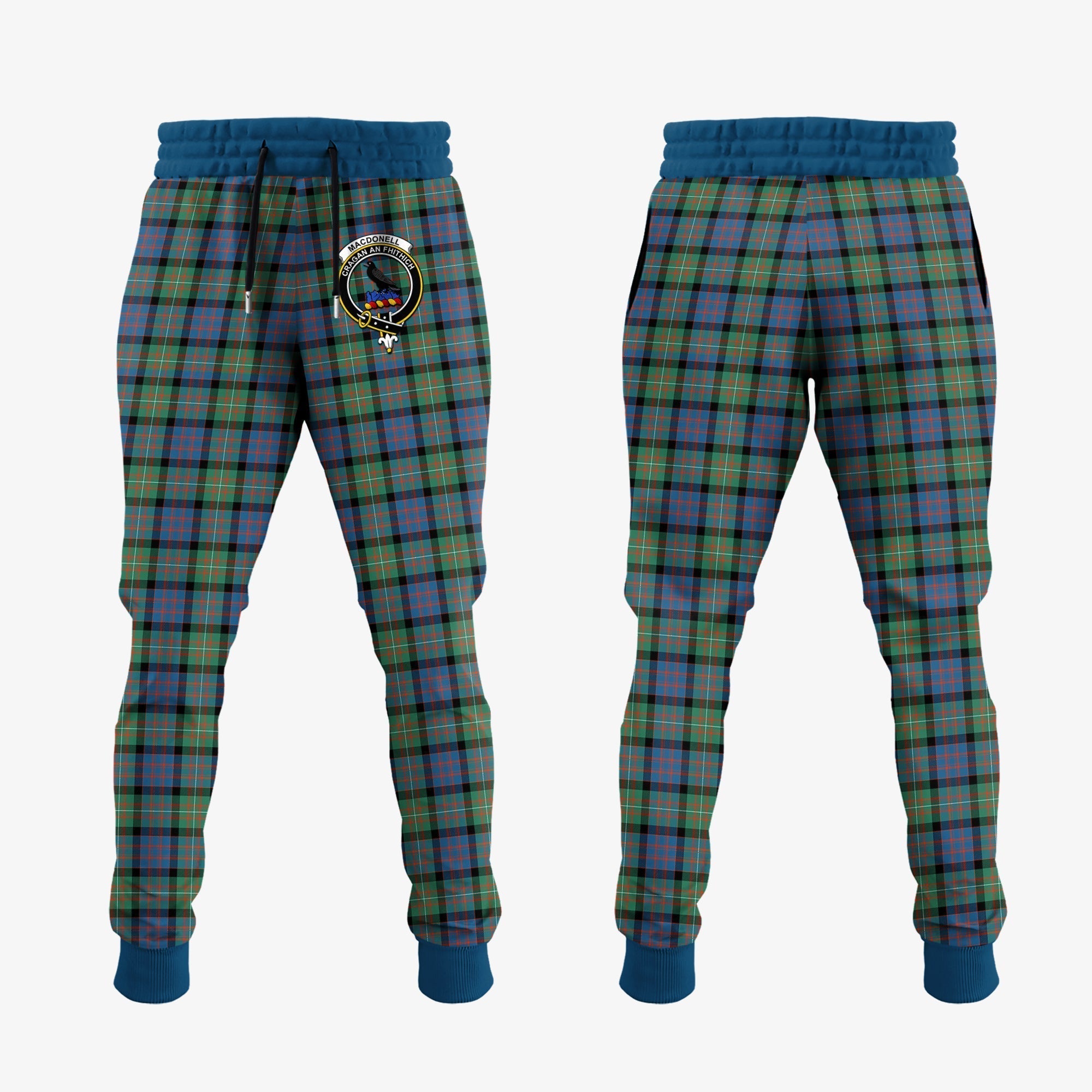 Clan MacDonnell Of Glengarry Ancient Tartan Crest Jogger Sweatpants DU80 Clan Glen Tartan Today   
