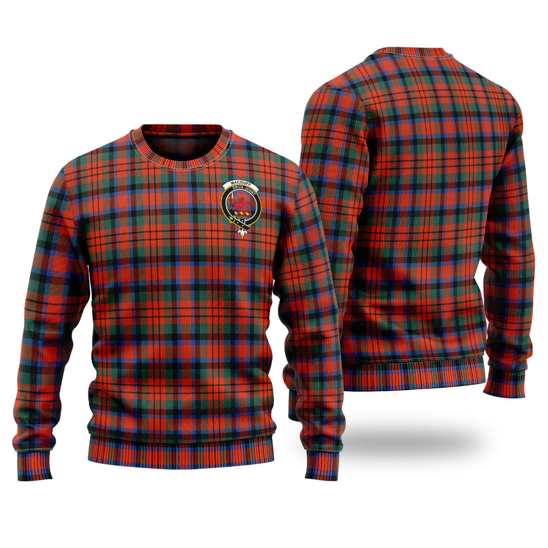 Clan MacDuff Ancient Tartan Christmas Ugly Sweater FB66 MacDuff Ancient Tartan Tartan Sweater   