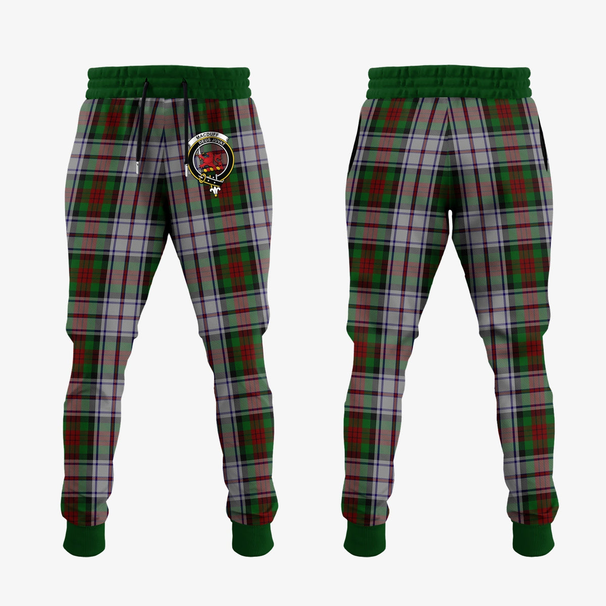 Clan MacDuff Dress Tartan Crest Jogger Sweatpants MC79 Clan MacDuff Tartan Today   