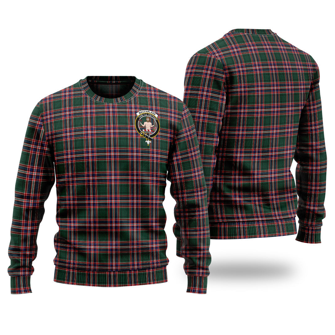 Clan MacFarlane Hunting Modern Tartan Christmas Ugly Sweater LP42 MacFarlane Hunting Modern Tartan Tartan Sweater   