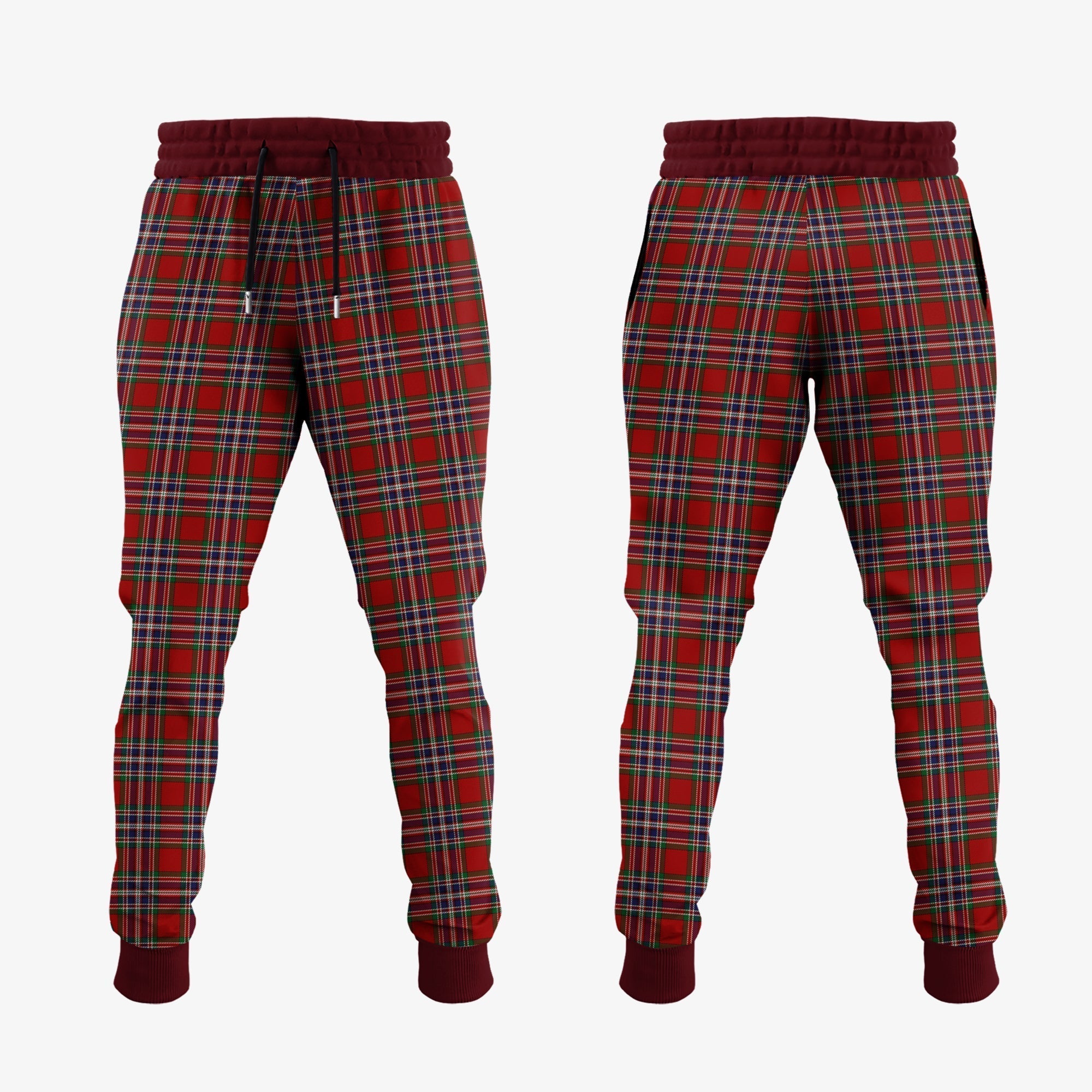 Clan MacFarlane Red Tartan Crest Jogger Sweatpants HD65 Clan MacFarlane Tartan Today   