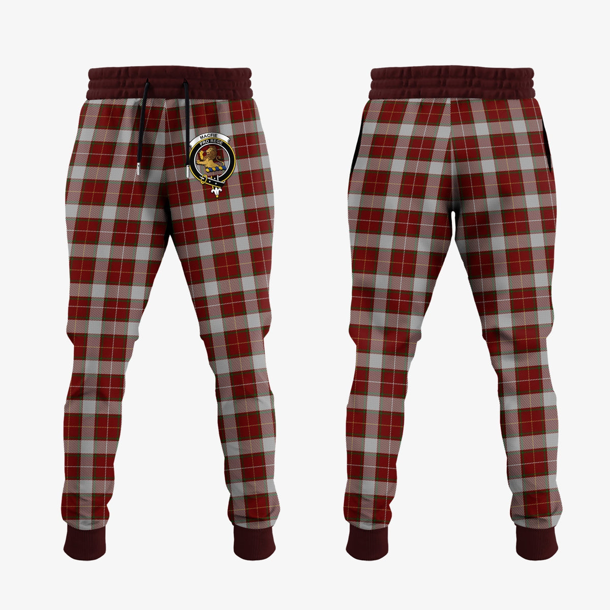 Clan MacFie Dress Tartan Crest Jogger Sweatpants UY42 Clan MacPhee_MacFie Tartan Today   