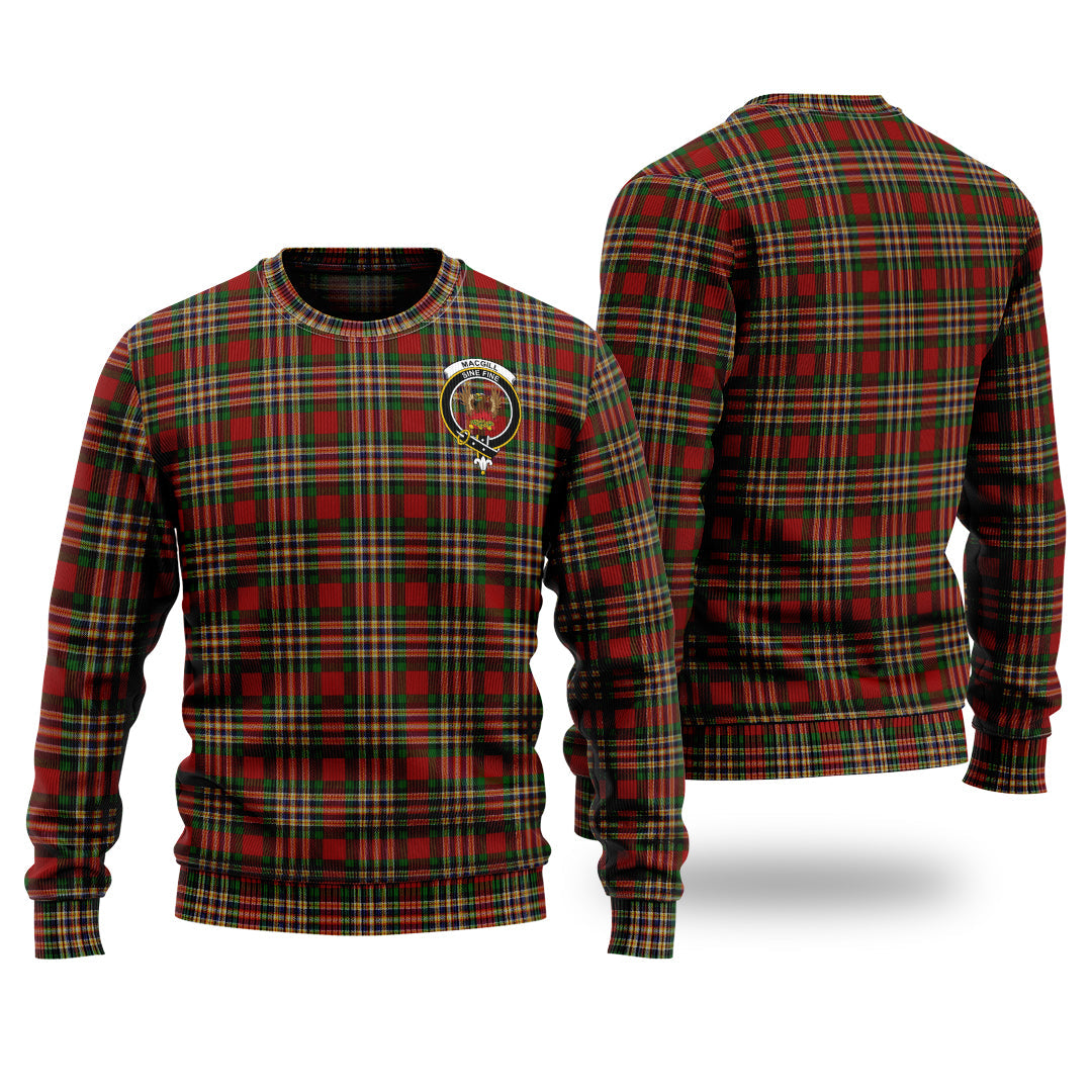 Clan MacGill Tartan Christmas Ugly Sweater IS38 MacGill Tartan Tartan Sweater   