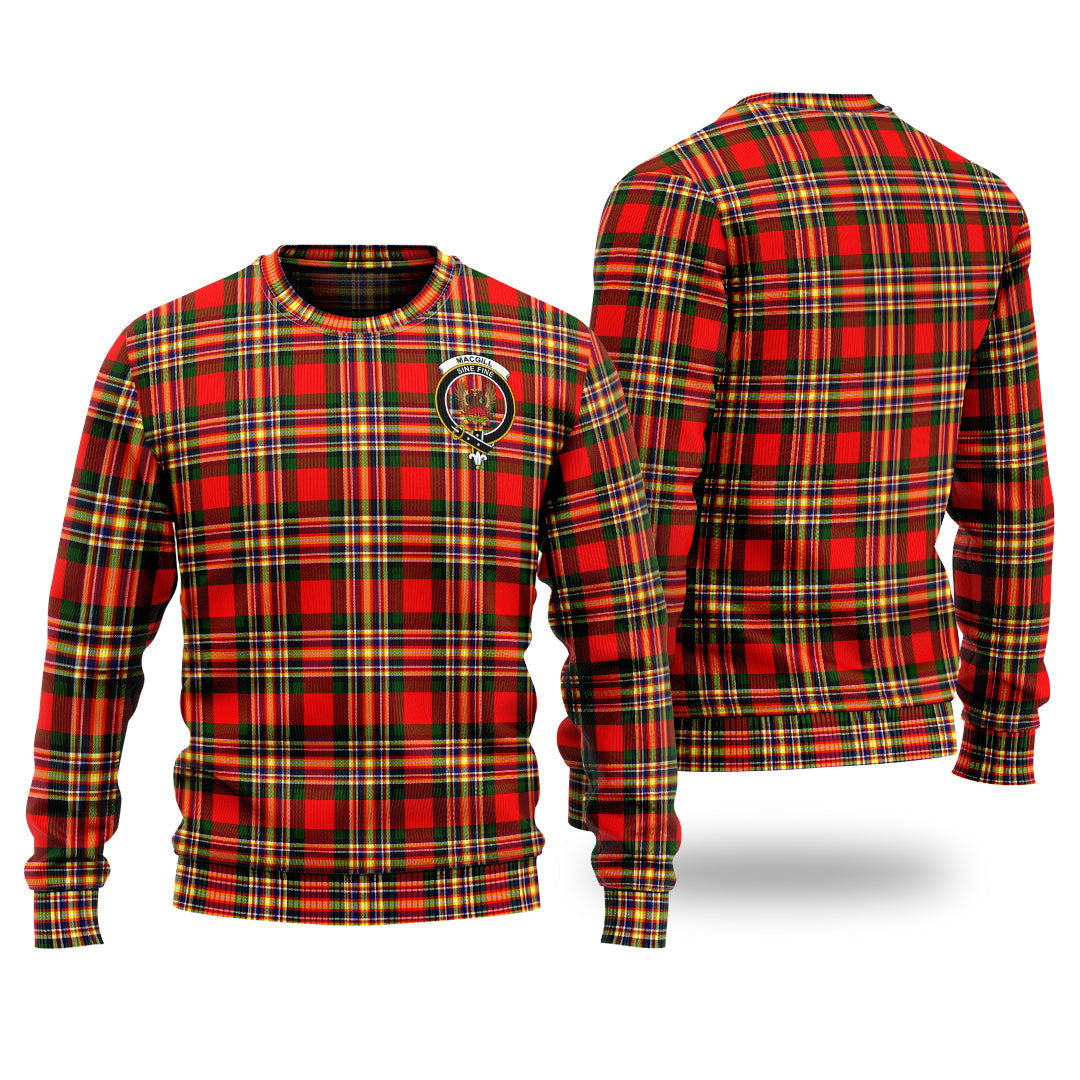 Clan MacGill Modern Tartan Christmas Ugly Sweater GL27 MacGill Modern Tartan Tartan Sweater   