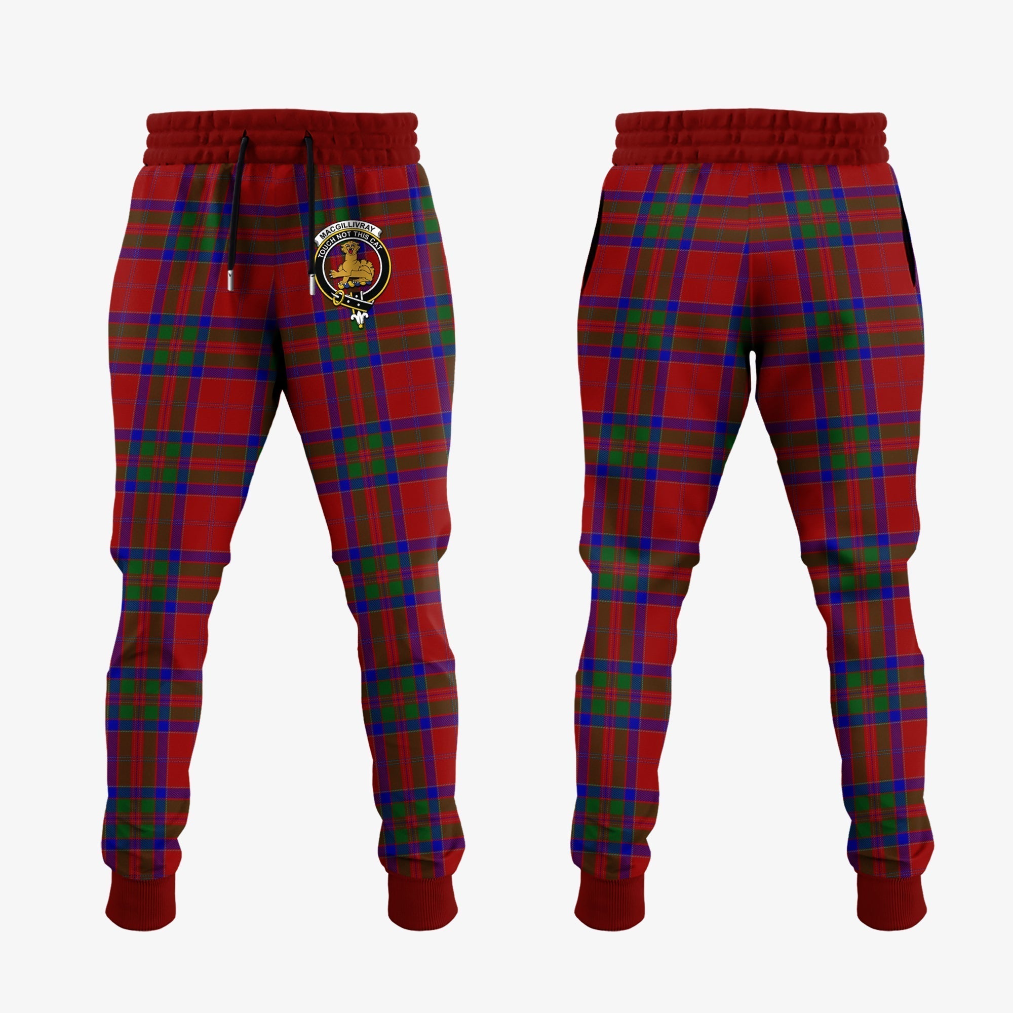Clan MacGillivray Tartan Crest Jogger Sweatpants TV10 Clan MacGillivray Tartan Today   