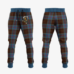 Clan MacGregor Hastie Tartan Crest Jogger Sweatpants TD77 Clan MacGregor Tartan Today   