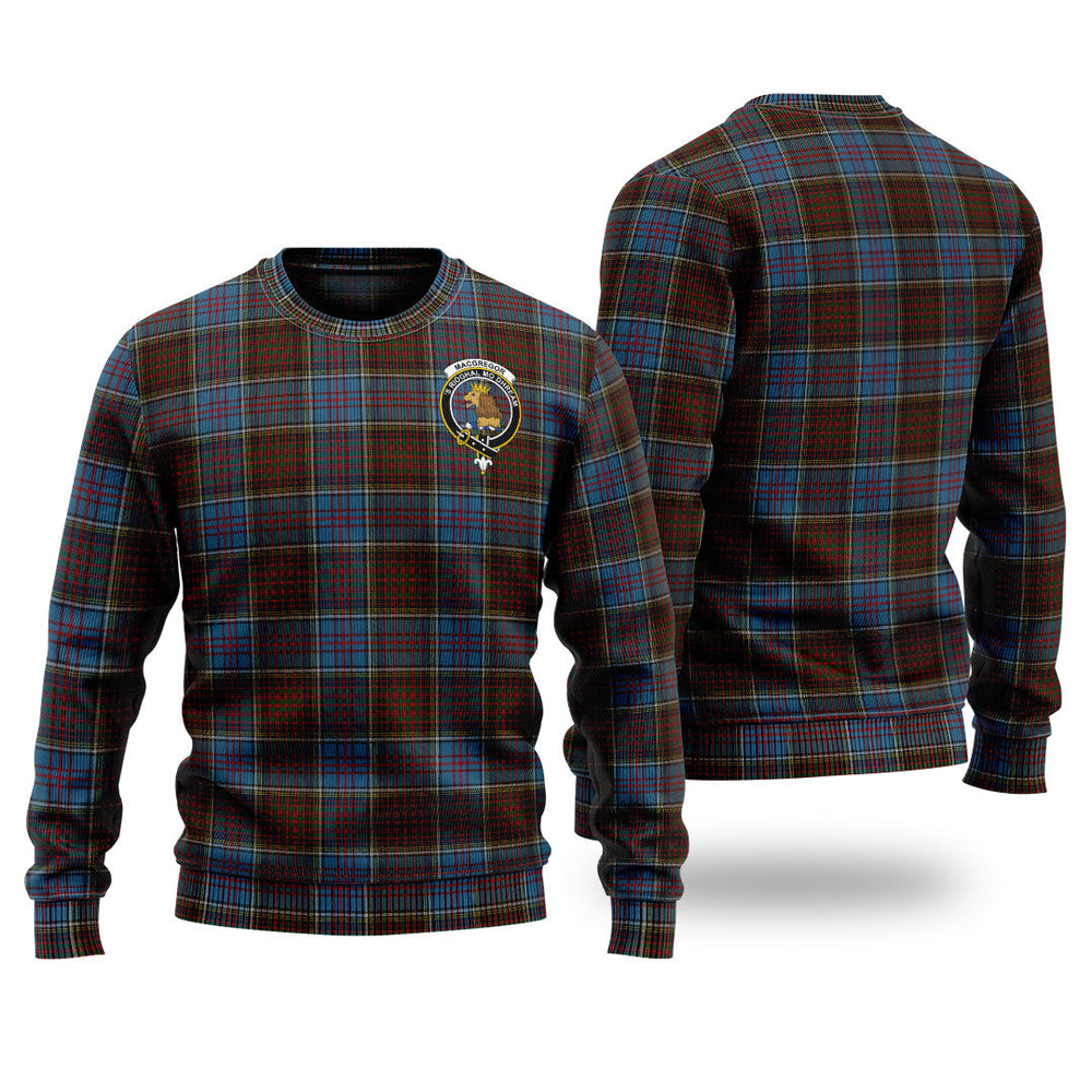 Clan MacGregor Hastie Tartan Christmas Ugly Sweater NX18 MacGregor Hastie Tartan Tartan Sweater   