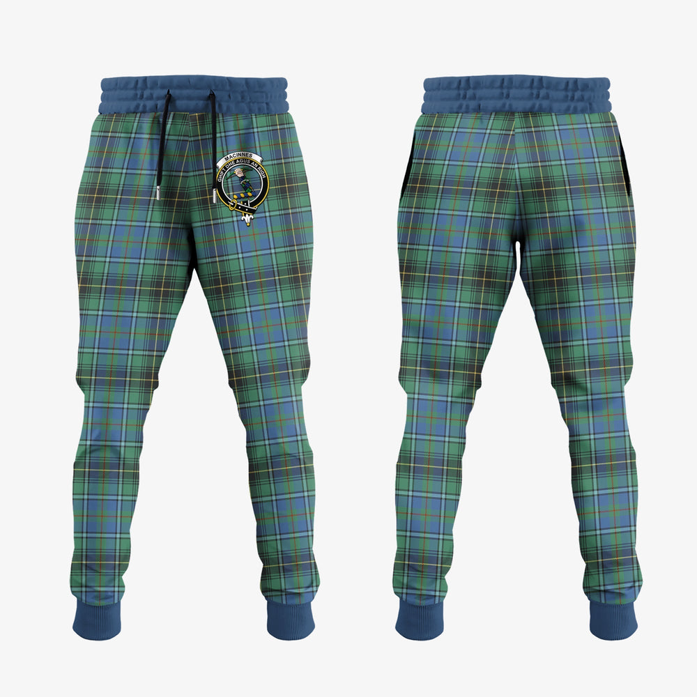 Clan MacInnes Ancient Tartan Crest Jogger Sweatpants TK69 Clan MacInnes Tartan Today   