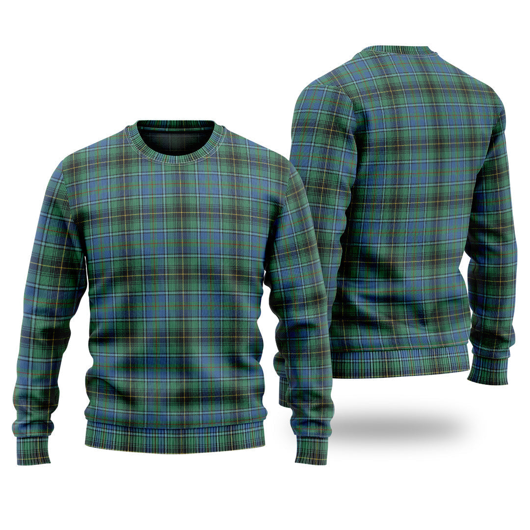 Clan MacInnes Ancient Tartan Christmas Ugly Sweater NV64 MacInnes Ancient Tartan Tartan Sweater   