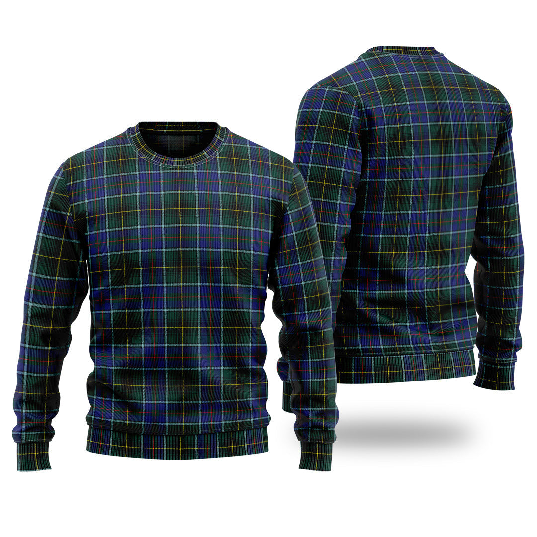 Clan MacInnes Modern Tartan Christmas Ugly Sweater IC87 MacInnes Modern Tartan Tartan Sweater   