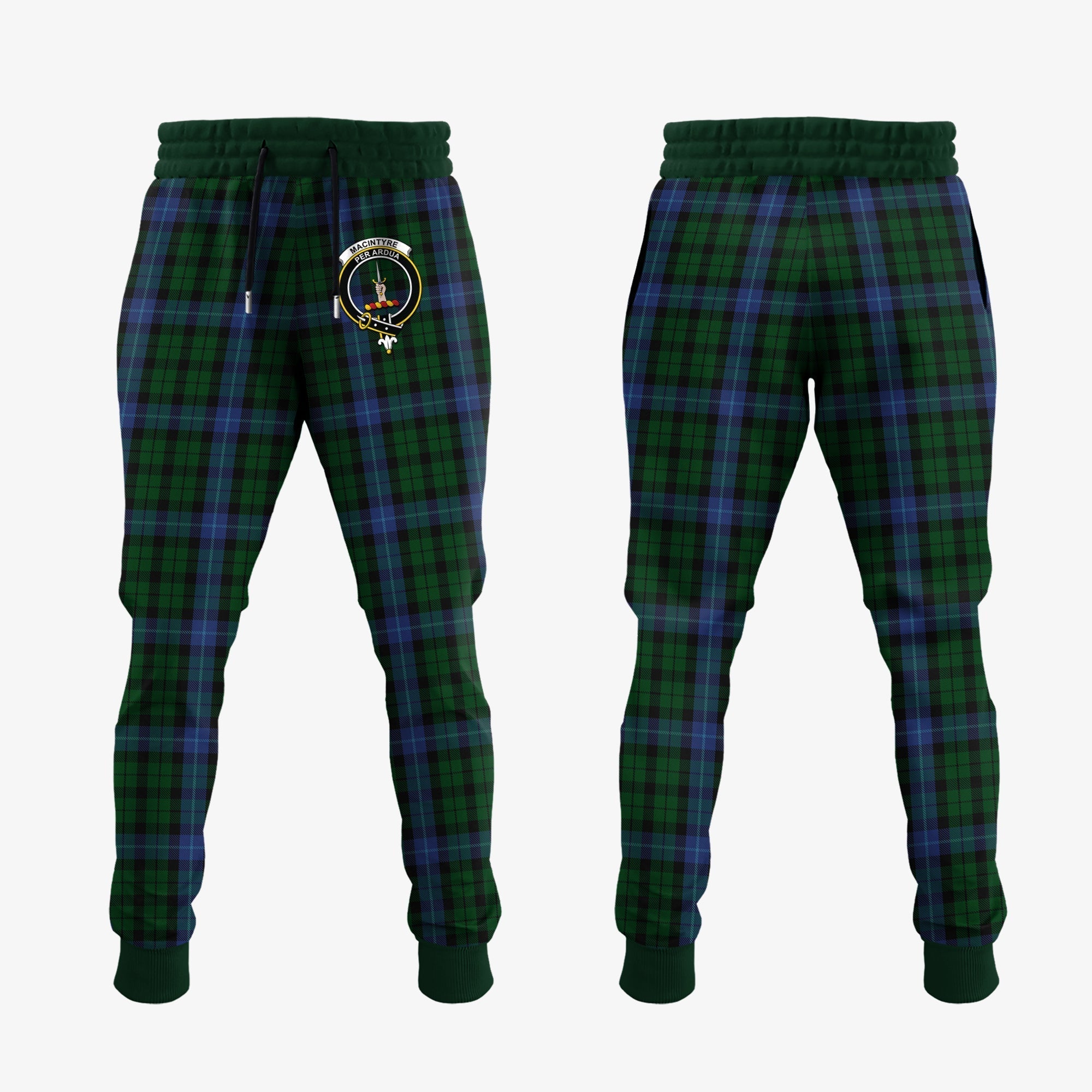 Clan MacIntyre Tartan Crest Jogger Sweatpants JU62 Clan MacIntyre Tartan Today   