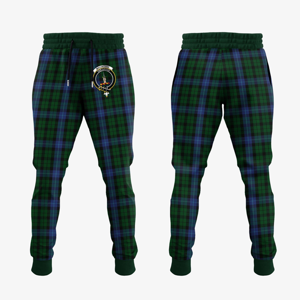 Clan MacIntyre Tartan Crest Jogger Sweatpants JU62 Clan MacIntyre Tartan Today   