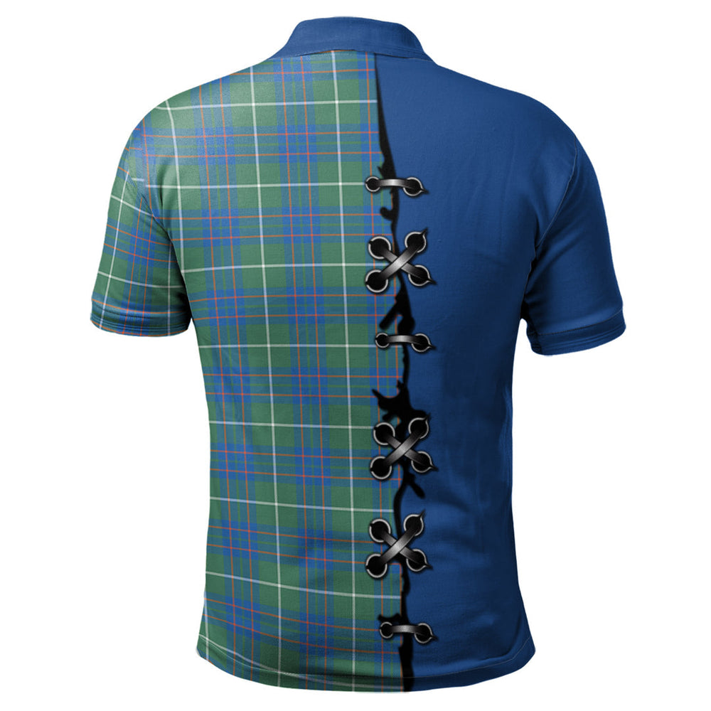 Clan MacIntyre Hunting Ancient Tartan Polo Shirt - Lion Rampant And Celtic Thistle Style EQ63 MacIntyre Hunting Ancient Tartan Tartan Polo   