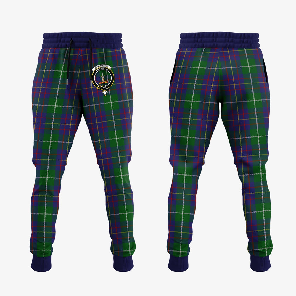 Clan MacIntyre Inglis Tartan Crest Jogger Sweatpants MH29 Clan MacIntyre Tartan Today   