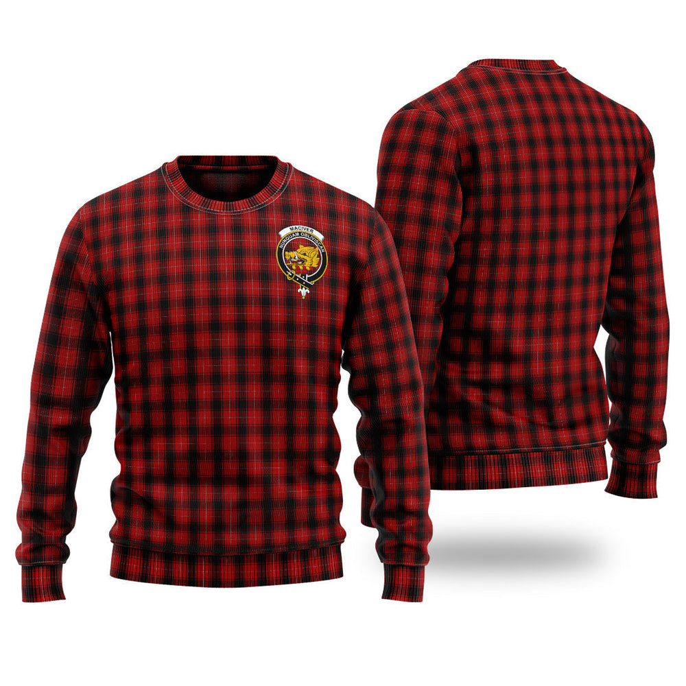 Clan MacIver Tartan Christmas Ugly Sweater CB47 MacIver Tartan Tartan Sweater   