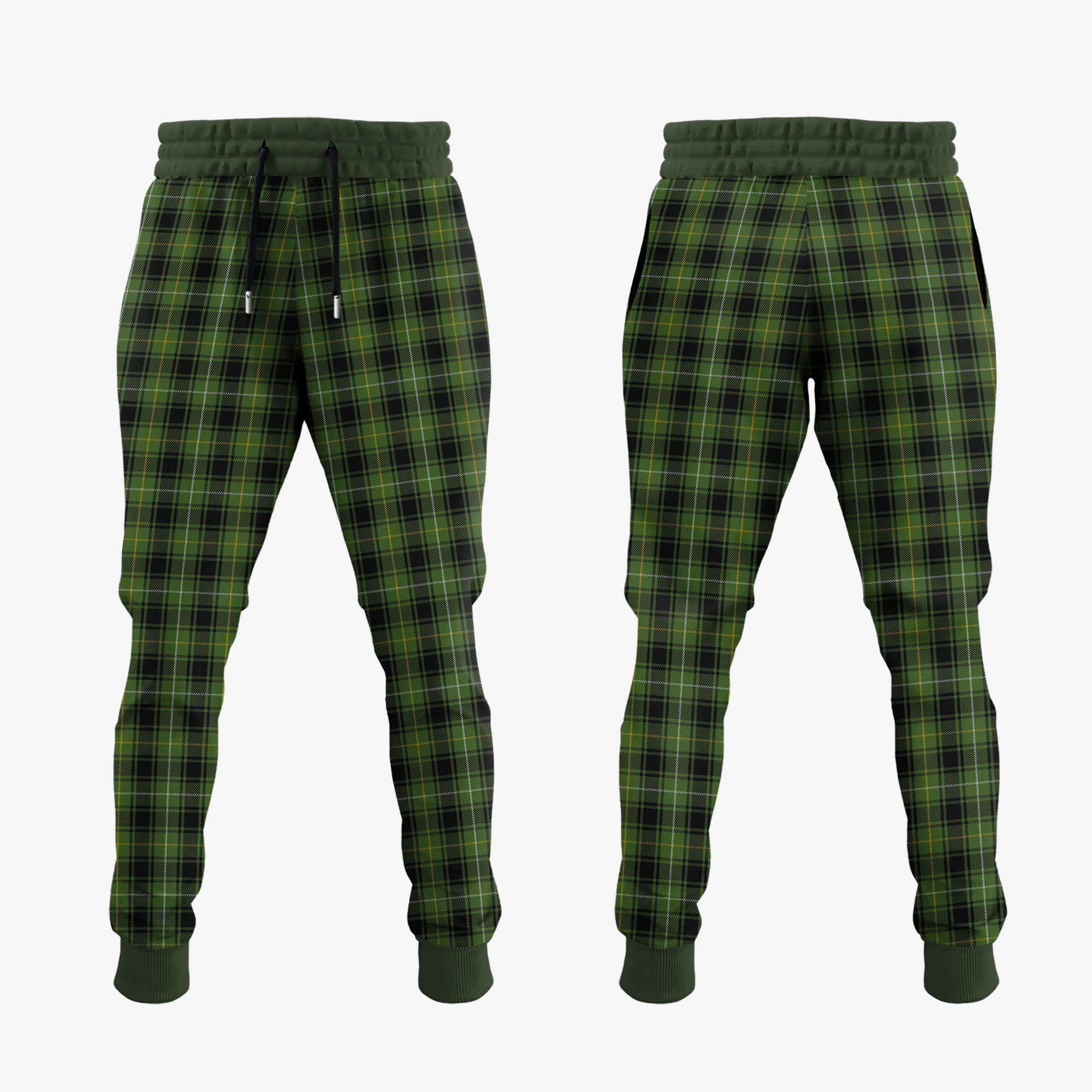 Clan MacIver Hunting Tartan Crest Jogger Sweatpants YX51  Tartan Today   