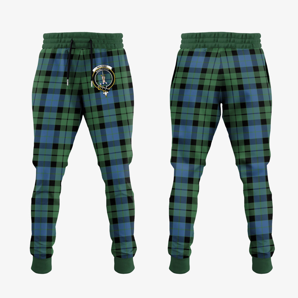 Clan MacKay Ancient Tartan Crest Jogger Sweatpants YZ53 Clan MacKay Tartan Today   