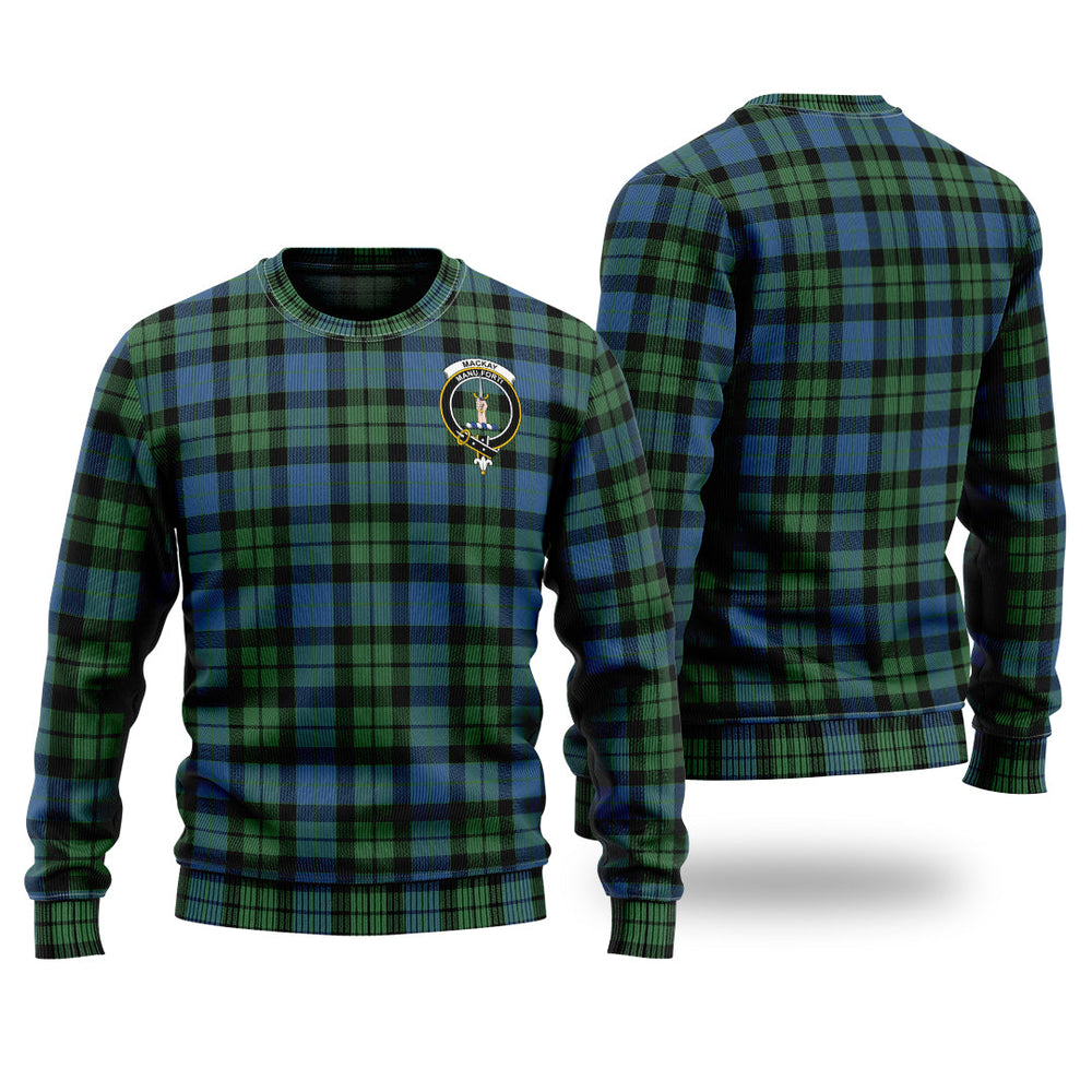 Clan MacKay Ancient Tartan Christmas Ugly Sweater TI63 MacKay Ancient Tartan Tartan Sweater   