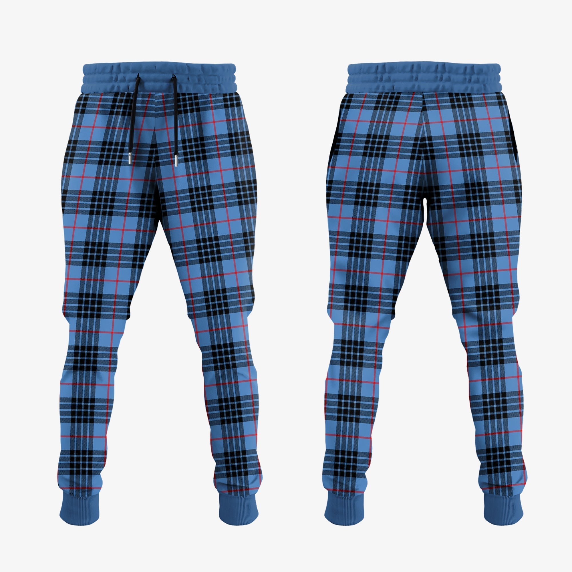 Clan MacKay Blue Tartan Crest Jogger Sweatpants VM82 Clan MacKay Tartan Today   